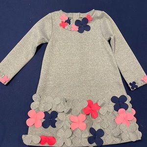 Flower king sleeve dress